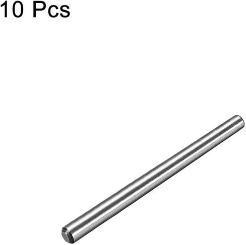 uxcell 45# Carbon Steel GB117 50mm Length 4mm Small End Diameter 1:50 Taper Pin 10Pcs in Saudi Arabia
