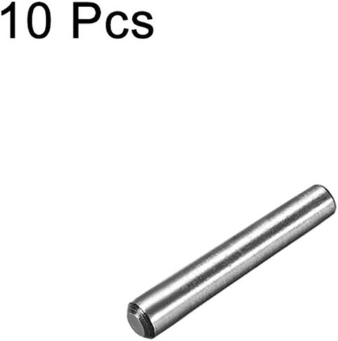 uxcell 45# Carbon Steel GB117 50mm Length 4mm Small End Diameter 1:50 Taper Pin 10Pcs in Saudi Arabia