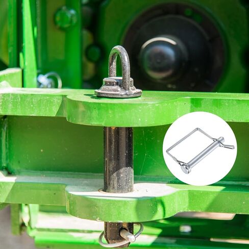 دبوس توصيل أمان مربع (9.5 × 70 مم)، قطعتان من دبوس قفل عمود من الفولاذ الكربوني مع الأذن - لبناء المنزل، والجرارات، والمقطورات، والشاحنات، والجزازات in Kuwait