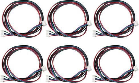 4PCS 2M 79 Inch Stepper Motor Cables Lead Wire HX2.54 4 Pin to 6 Pin 3D Printer Parts in Saudi Arabia
