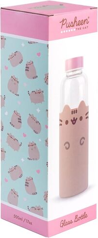 Grupo Erik Harry Potter Glass Water Bottle - 500ml / 17oz - Glass Bottle - Hot&Cold Water Bottle - Water Bottle 500ml - Harry Potter Water Bottle - Harry Potter Merchandise - Harry Potter Gifts in Saudi Arabia