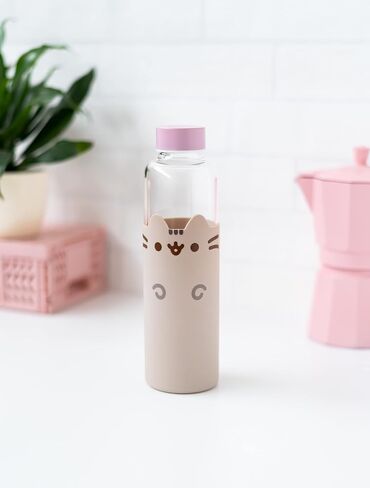 Grupo Erik Harry Potter Glass Water Bottle - 500ml / 17oz - Glass Bottle - Hot&Cold Water Bottle - Water Bottle 500ml - Harry Potter Water Bottle - Harry Potter Merchandise - Harry Potter Gifts in Saudi Arabia