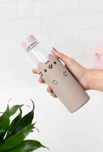 Grupo Erik Harry Potter Glass Water Bottle - 500ml / 17oz - Glass Bottle - Hot&Cold Water Bottle - Water Bottle 500ml - Harry Potter Water Bottle - Harry Potter Merchandise - Harry Potter Gifts in Saudi Arabia