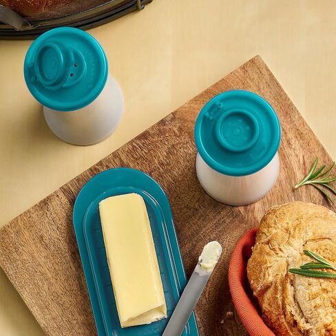 مجموعة خفق ملح وفلفل الساعة الرملية من تابروير، أغطية محكمة الغلق، خالية من مادة BPA، آمنة للاستخدام في غسالة الأطباق in Saudi Arabia
