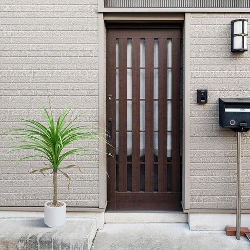 Aritificial Tree 4.3Ft Faux Dracaena Draco Agave Plants in Stable Pot for Home Decor Outdoor or Indoor Office Decoration Housewarming Gift in Kuwait