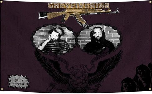 Music tapestry S**uicide Theme Boys Music 3x5Ft Funny Flags for College Dorm Room Guys Man Cave Bedroom Wall in Saudi Arabia