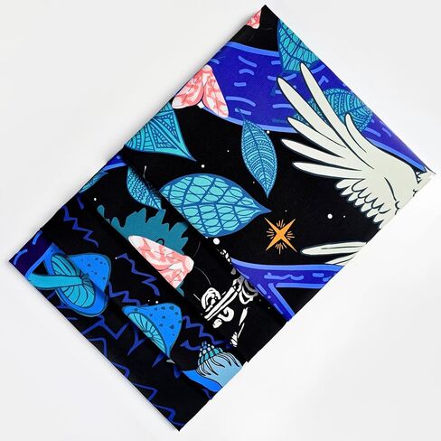 Invoibler القط نسيج الجمجمة نسيج الجمالية نسيج ساحر القمر نجوم نسيج القوطي الهيكل العظمي نسيج لطيف الحيوان نسيج الجدار شنقا لغرفة النوم (51.2 × 59.1 بوصة) in Kuwait