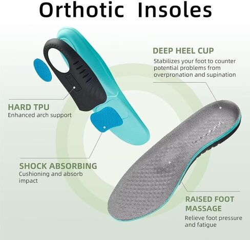 أحذية مشي مريحة لتقويم العظام للرجال من OrthoComfoot مع دعم للقوس، سهلة الارتداء كاجوال لالتهاب اللفافة الأخمصية، أحذية رياضية عصرية مقاومة للانزلاق بأربطة قابلة للتعديل لألم القدم والكعب in Saudi Arabia