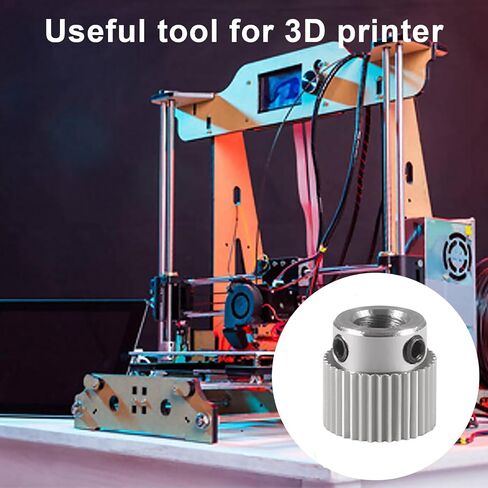 DIANN 10pcs 36 Teeth Extruder Drive Gear Wheel Stainless Steel Extruder Gear Compatible with 3D Printer Ender 3 V2/ Ender 3/ Ender 3 Pro/Ender 5/ CR-10/10S 20/20 Pro in Saudi Arabia