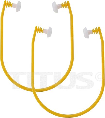 Titus Silicone U-Band - Over Ear Reusable Banded Ear Plugs 28 NRR CE 352-1 ANSI S3.19 (2) in Saudi Arabia