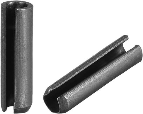 uxcell Slotted Spring Pin - 5mm x 25mm Plain Finish 65Mn Roll Assortment Kit for Small Machine Projects 50Pcs in Saudi Arabia