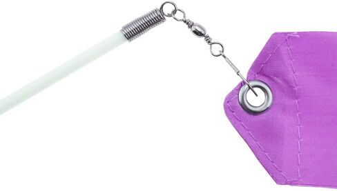 عبوتان من عصا الجمباز الإيقاعي لثناء الرقص للأطفال، عروض المواهب التدويرية للرقص الفني (لون أرجواني) in Kuwait