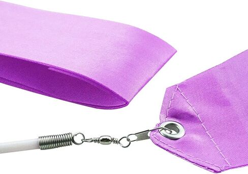 عبوتان من عصا الجمباز الإيقاعي لثناء الرقص للأطفال، عروض المواهب التدويرية للرقص الفني (لون أرجواني) in Kuwait