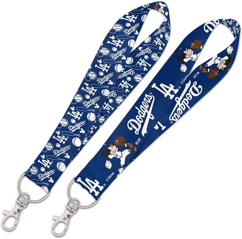 WinCraft Los Angeles Dodgers Mickey Mouse Wristlet Key Strap in Kuwait