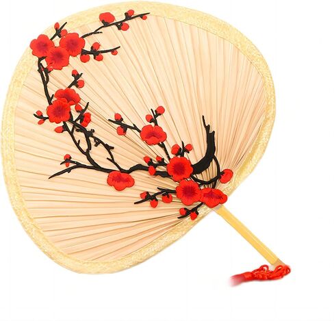 1 piece Natural dried palm leaves palm fan，hand fan。Best gear for outdoor camping in summer (Style 2) in Saudi Arabia