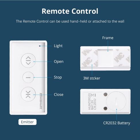Blindsmart Smart Curtains System, Tool-Free Easy Installation, Smart Curtain Tracks WiFi Electric Motorized Curtains Rod with Remote Control, App Control, Alexa & Google Home Voice Control (4m (157")) in Saudi Arabia