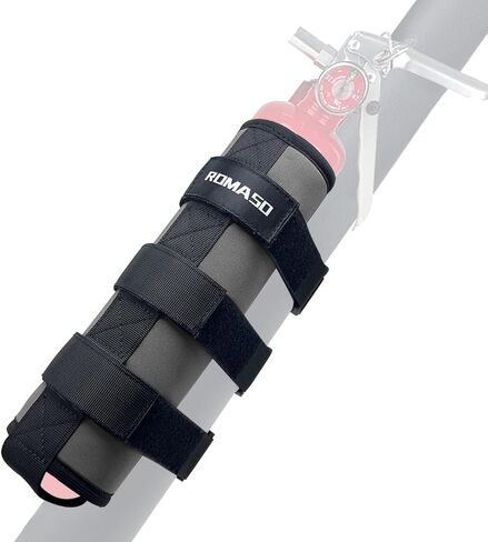 Roll Bar Fire Extinguisher Mount for Jeep Wrangler YJ TJ JK JKU JL 2.5 Lb Fire Extinguisher Holder Bag(Black) in Kuwait