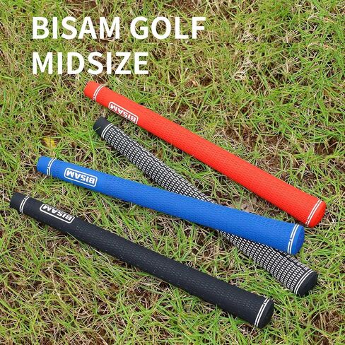 BISAM Ⅰ Midsize Golf Grips (13 Pcs) Set, 360 Golf Club Grips, Non-Slip Performance in All Weather Conditions in Saudi Arabia