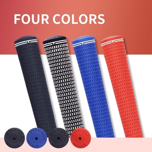 BISAM Ⅰ Midsize Golf Grips (13 Pcs) Set, 360 Golf Club Grips, Non-Slip Performance in All Weather Conditions in Saudi Arabia