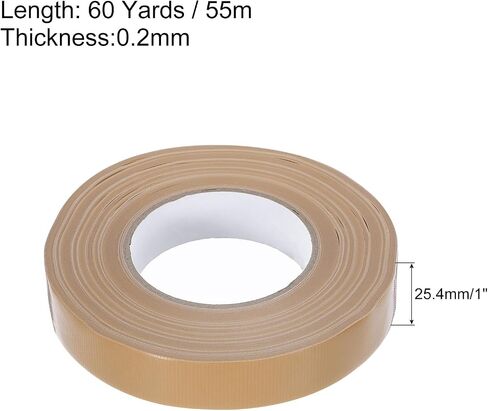 MECCANIXITY White Gaffers Tape, 60 Yards x 1 Inch No Residue, Non-Reflective Easy Tear Book Repair Tape Matte Stage Cloth Tape for Photography,Pack of 1 in Saudi Arabia