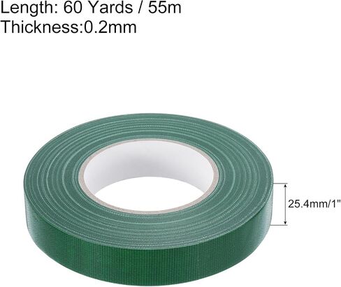 MECCANIXITY White Gaffers Tape, 60 Yards x 1 Inch No Residue, Non-Reflective Easy Tear Book Repair Tape Matte Stage Cloth Tape for Photography,Pack of 1 in Saudi Arabia