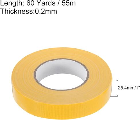 MECCANIXITY White Gaffers Tape, 60 Yards x 1 Inch No Residue, Non-Reflective Easy Tear Book Repair Tape Matte Stage Cloth Tape for Photography,Pack of 1 in Saudi Arabia
