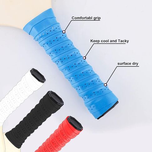 SAVITA 4pcs Pickleball Paddle Grip Tape, Pickleball Racket Tape Tennis Racket Grip Tape Moisture Wicking Comfortable Replacement Grip Tape Handle Wrap for Pickle Ball Paddle Badminton in Saudi Arabia