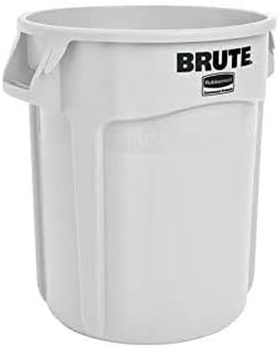 Rubbermaid Commercial Products Brute Heavy-Duty Round Recycling/Composting Bin, 20-Gallon, Recycle, Trash Can/Waste Container for Home/Garage/Bathroom/Outdoor/Driveway in Saudi Arabia