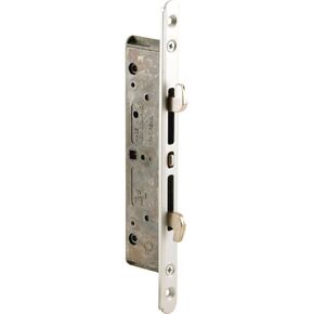 Prime-Line E 2192 7/32 in. Square Drive Mortise Latch Multi point sliding door lock, 7-13/16 in, White