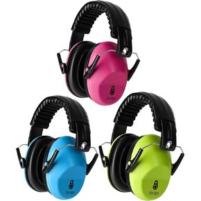 3 Pack Noise Canceling Headphones for Kids, Kids Ear Protection Earmuffs for Autism, Toddler, Children, Noise Cancelling Sound Proof Earmuffs/Headphones for Concerts, Air Shows, Fireworks