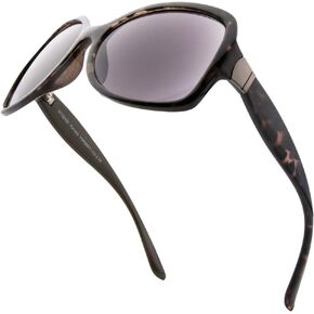 VITENZI Full Reader Sunglasses for Women Tinted Reading Sun Glasses with Built In Full Readers, Ferrara