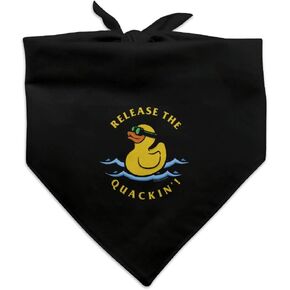 GRAPHICS & MORE Release The Quackin' Kraken Rubber Duck Funny Humor Dog Pet Bandana