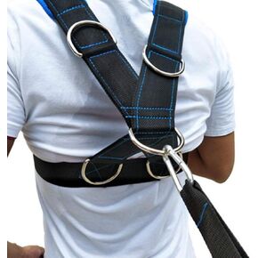 Speed Running Harness, Sturdy Sled Shoulder Harness, 3 Hooks Durable 5pcs Wear Resistant Nylon + Metal for Mountaineering Outdoor use