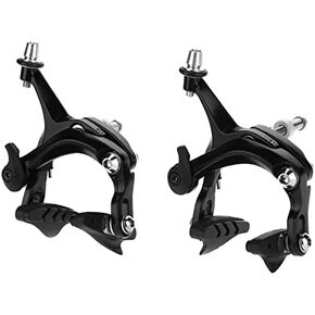 Road Bike Brake Caliper, 1 Pair Aluminum Bike Brakes V Shape Brake Caliper Mechanical Dual-Pivot Brake Set Cycling Repair Parts Accessory