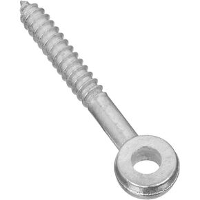 National Hardware N131-193 296BC Screw Eye in Zinc plated,1/2" x 4"