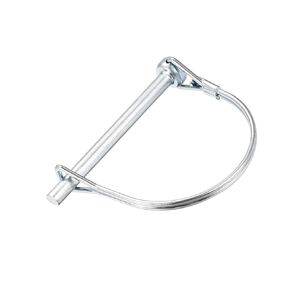 uxcell Shaft Locking Pin - 6mm x 70mm Coupler Pin for Farm Trailers Wagons Lawn Garden in Arch Round