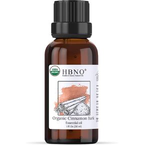 HBNO Organic Cinnamon Bark Essential Oil | 1 Oz (30 ml)