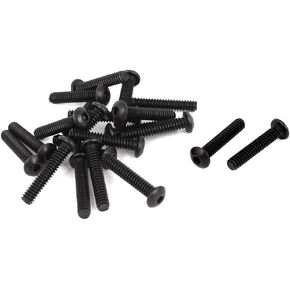 uxcell #6-32 x 3/4" UNC 10.9 Alloy Steel Hex Socket Button Head Screws 21 Pcs