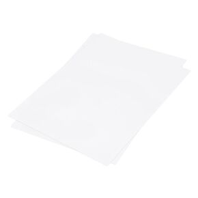 MECCANIXITY ABS Plastic Sheet 12 Inch x 8 Inch x 0.06 Inch ABS Styrene Sheets for Building Model DIY Crafts Panel White 2 Pcs