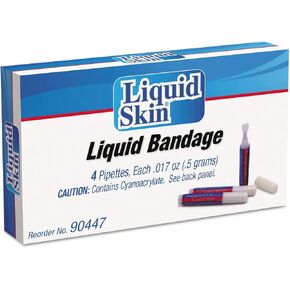 First Aid Only 90447 Refill For Smartcompliance General Business Cabinet, Liquid Skin Bandages
