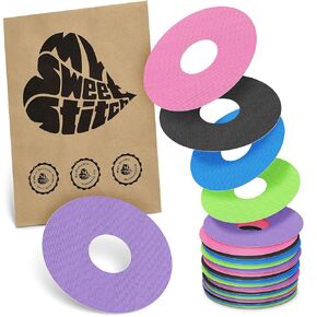10 x Freestyle Libre 3 Sensor Covers, Ringpatch, Last Up to 14 Days, Sweat & Waterproof, CGM, Glucose Monitor Protection, Rainbow