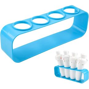 Flavor Cartridge Holder, Sip Cartridge Storage Rack Cartridge Holder Case Compatible with Cirkul, Holding 4 Cartridges, Plastic Test Tube Rack