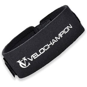 VeloChampion Adjustable Triathlon Timing Chip Strap - Water Resistant Ankle Band for Swimming, Running, Cycling