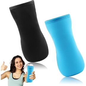 غطاء 22oz لزجاجة مياه Cirkul - قطعتان من أكمام زجاجة المياه، يناسب الزجاجات البلاستيكية والفولاذ المقاوم للصدأ 22oz، غطاء زجاجة مياه من النيوبرين، غطاء معزول in Kuwait