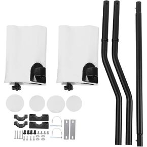 Inflatable Kayak Stabilizer PVC Canoe Outrigger Kit Floating Balancing Boat Accessory (White)