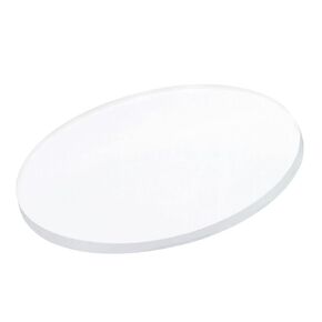 MECCANIXITY Silicone Rubber Sheet Gaskets 50mm OD 2mm Thick Round Solid Washer, White Pack of 8