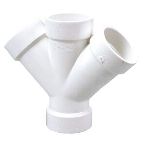 NIBCO 4834R 4X4X3X3 HUB 45 Double WYE PVC