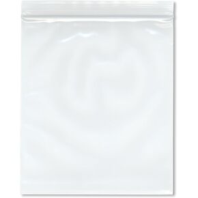 Plymor 7" x 8" (Pack of 100), 6 Mil Industrial Duty Zipper Reclosable Plastic Bags