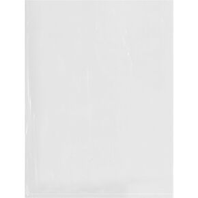 Plymor 9" x 12" (Pack of 100), 3 Mil Flat Open Clear Plastic Poly Bags