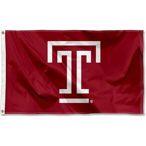 Temple Owls New Block T Large Grommet Banner Flag